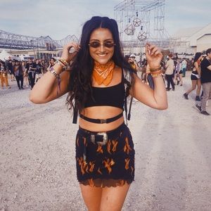 HOT FIRE FLAME SKIRT 🔥